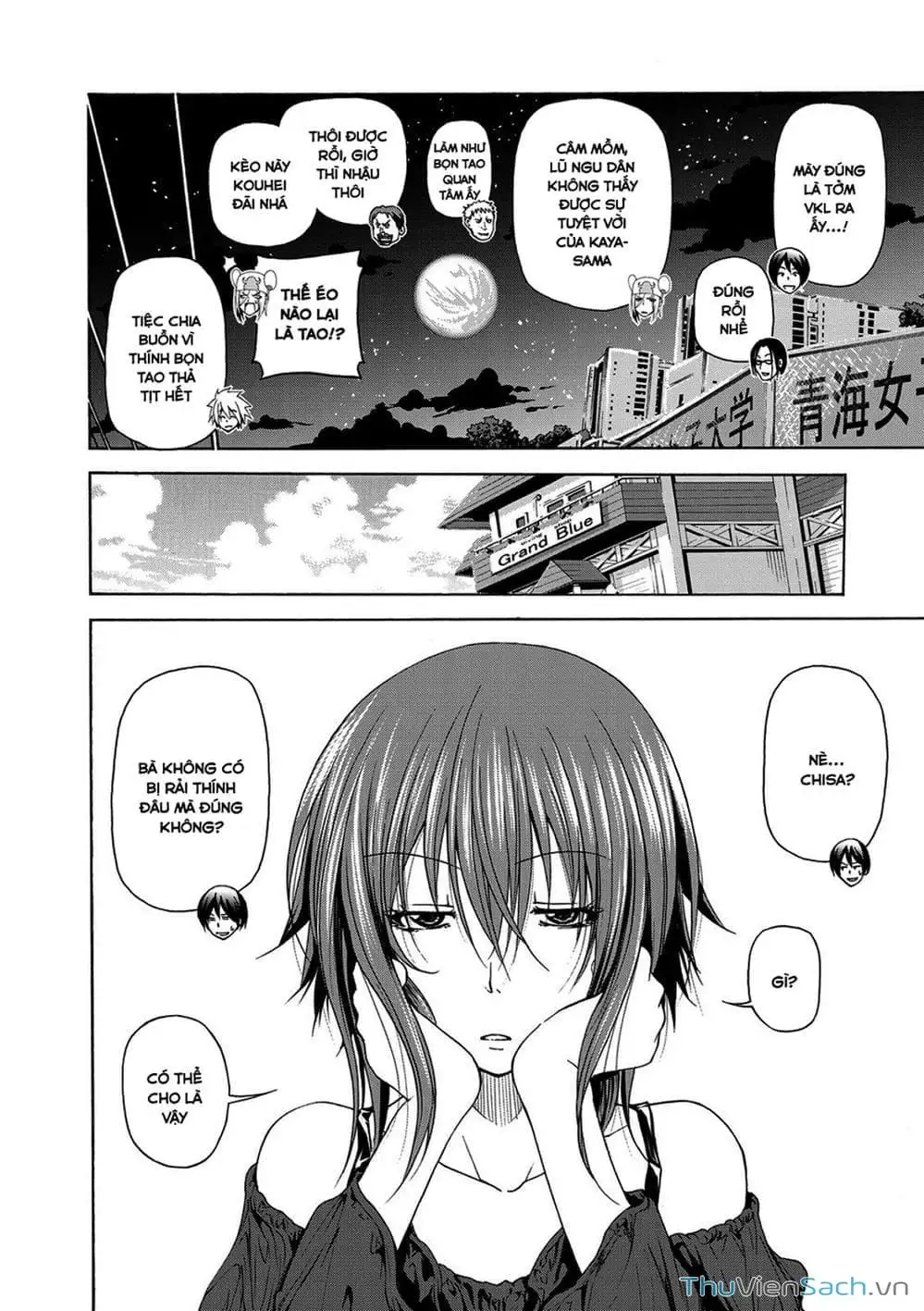 Truyện Tranh Cô Gái Thích Lặn - Grand Blue trang 3