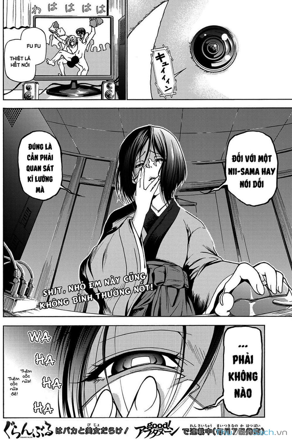 Truyện Tranh Cô Gái Thích Lặn - Grand Blue trang 3