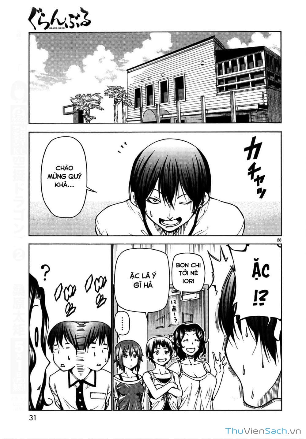 Truyện Tranh Cô Gái Thích Lặn - Grand Blue trang 3