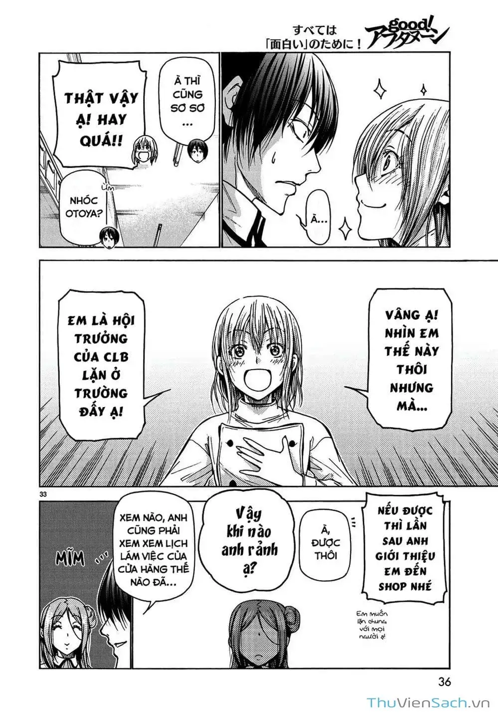 Truyện Tranh Cô Gái Thích Lặn - Grand Blue trang 3