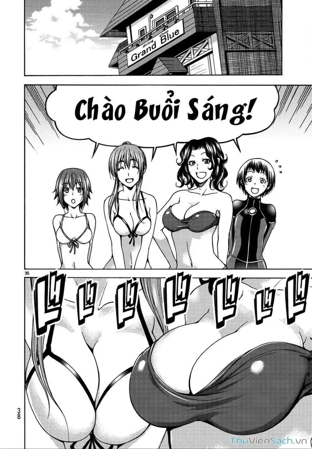 Truyện Tranh Cô Gái Thích Lặn - Grand Blue trang 3