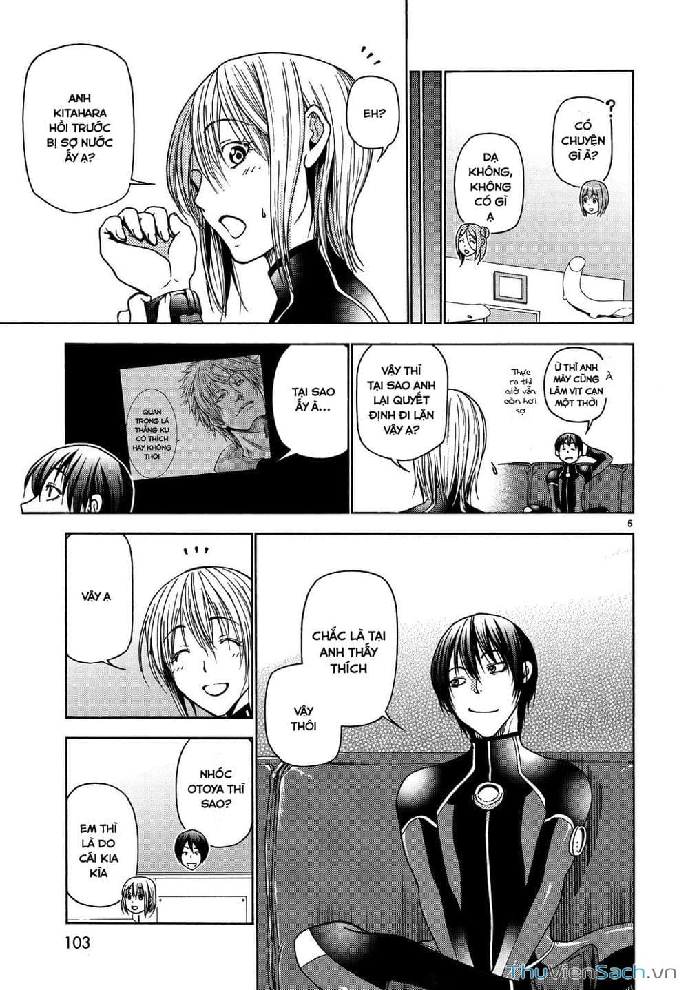 Truyện Tranh Cô Gái Thích Lặn - Grand Blue trang 3