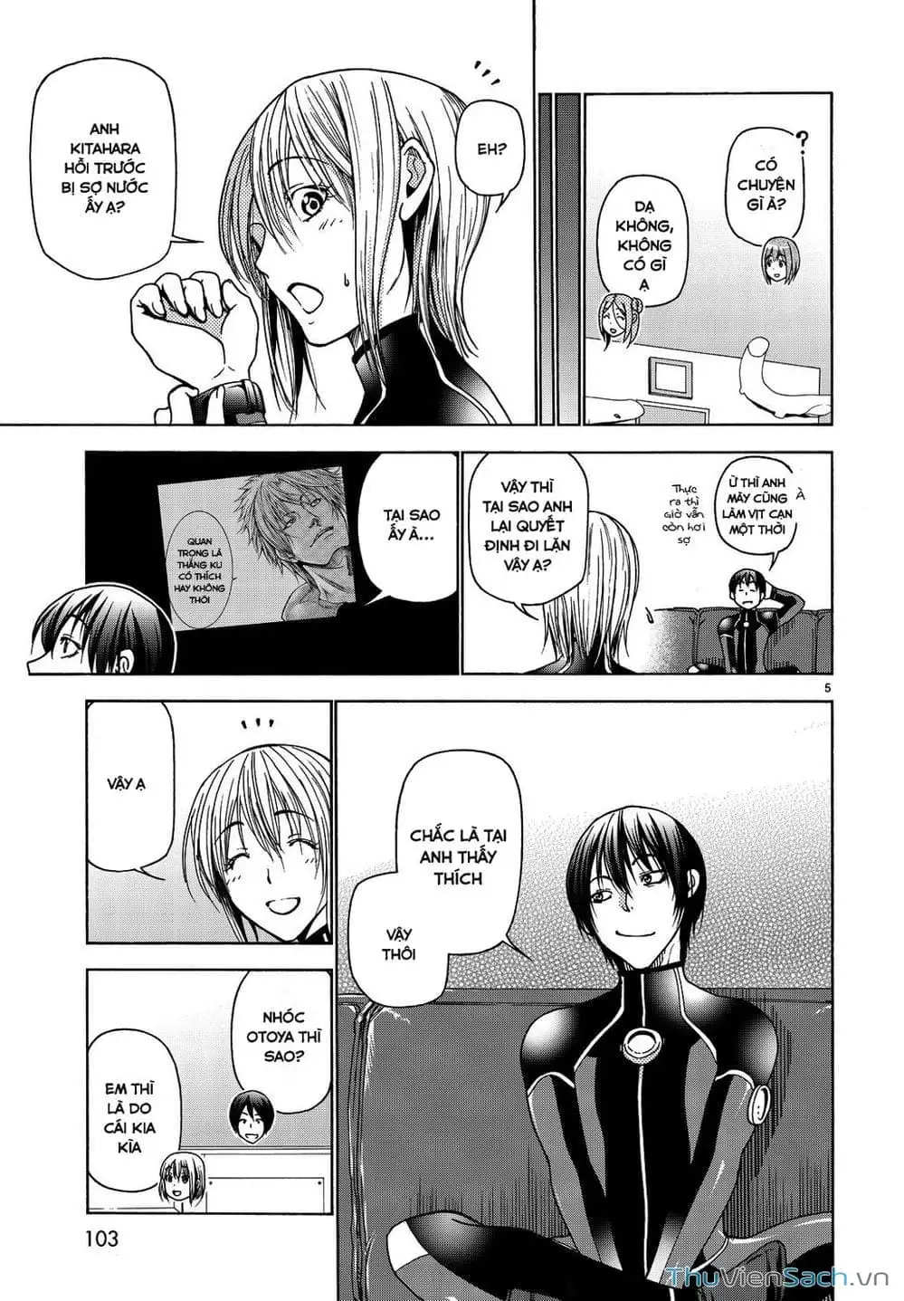 Truyện Tranh Cô Gái Thích Lặn - Grand Blue trang 3