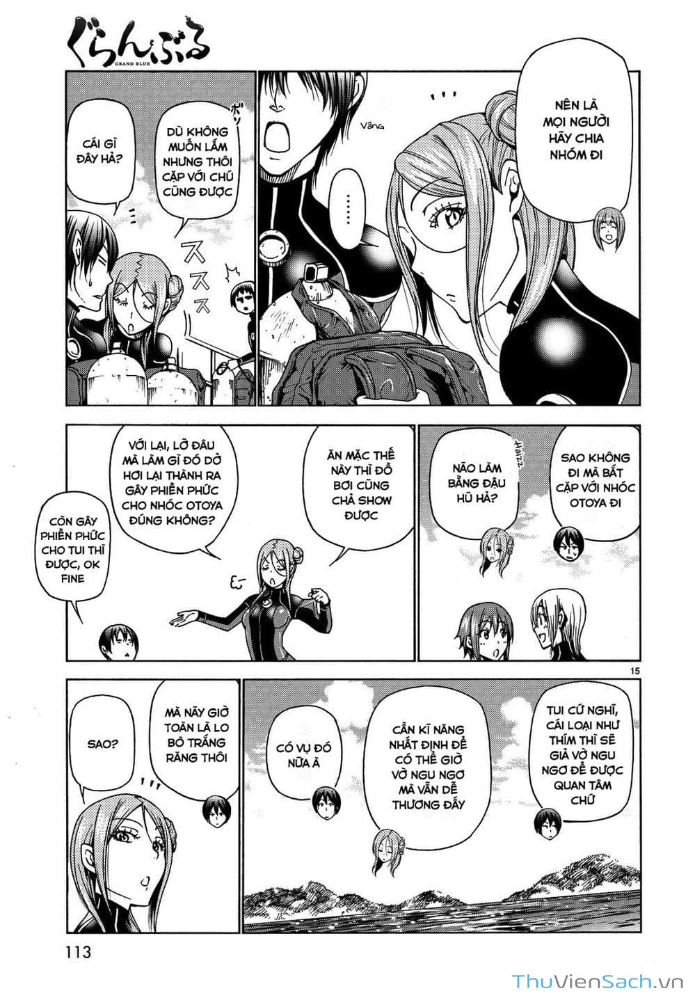 Truyện Tranh Cô Gái Thích Lặn - Grand Blue trang 3