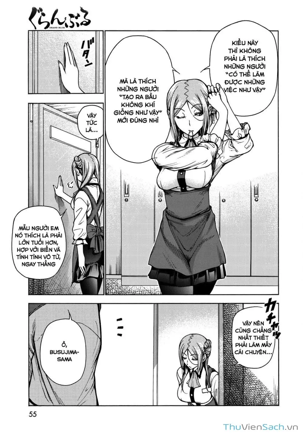 Truyện Tranh Cô Gái Thích Lặn - Grand Blue trang 3