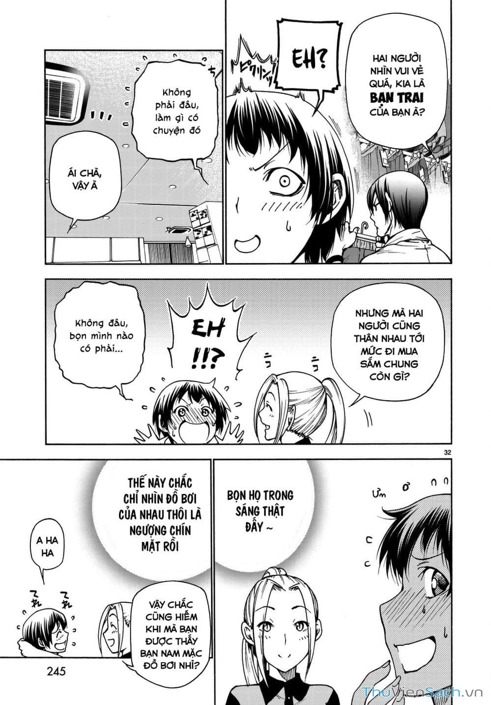 Truyện Tranh Cô Gái Thích Lặn - Grand Blue trang 3