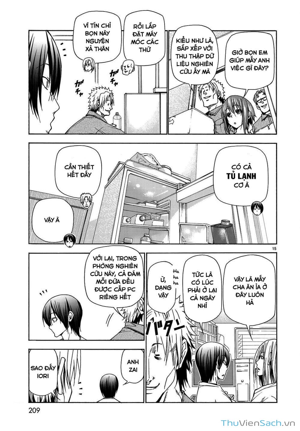 Truyện Tranh Cô Gái Thích Lặn - Grand Blue trang 3