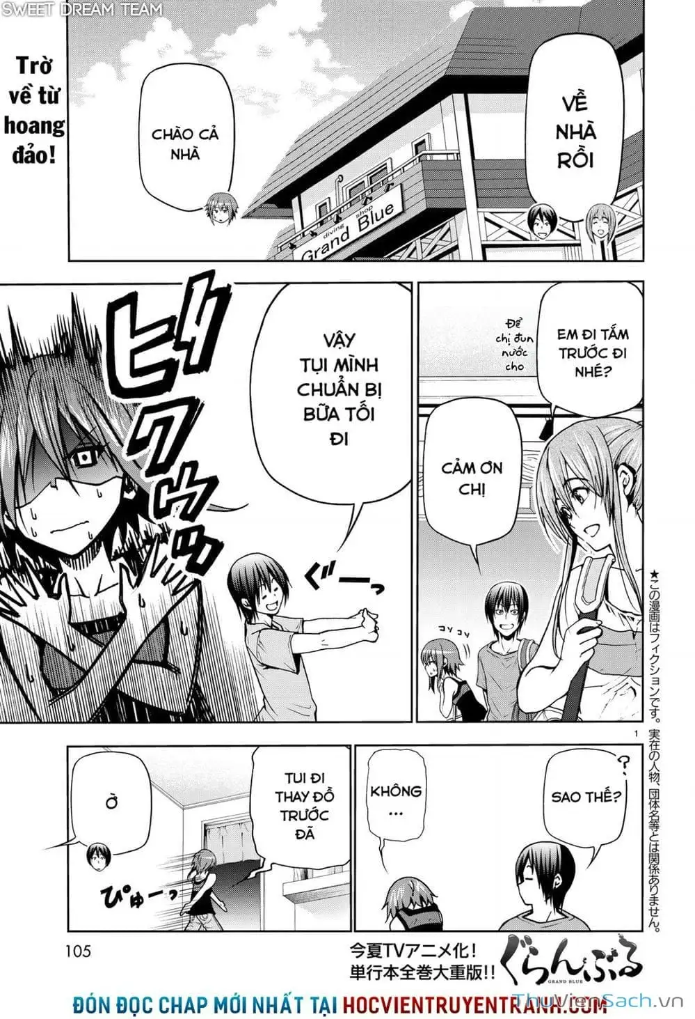 Truyện Tranh Cô Gái Thích Lặn - Grand Blue trang 3