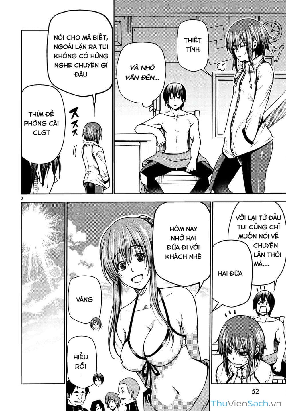 Truyện Tranh Cô Gái Thích Lặn - Grand Blue trang 3