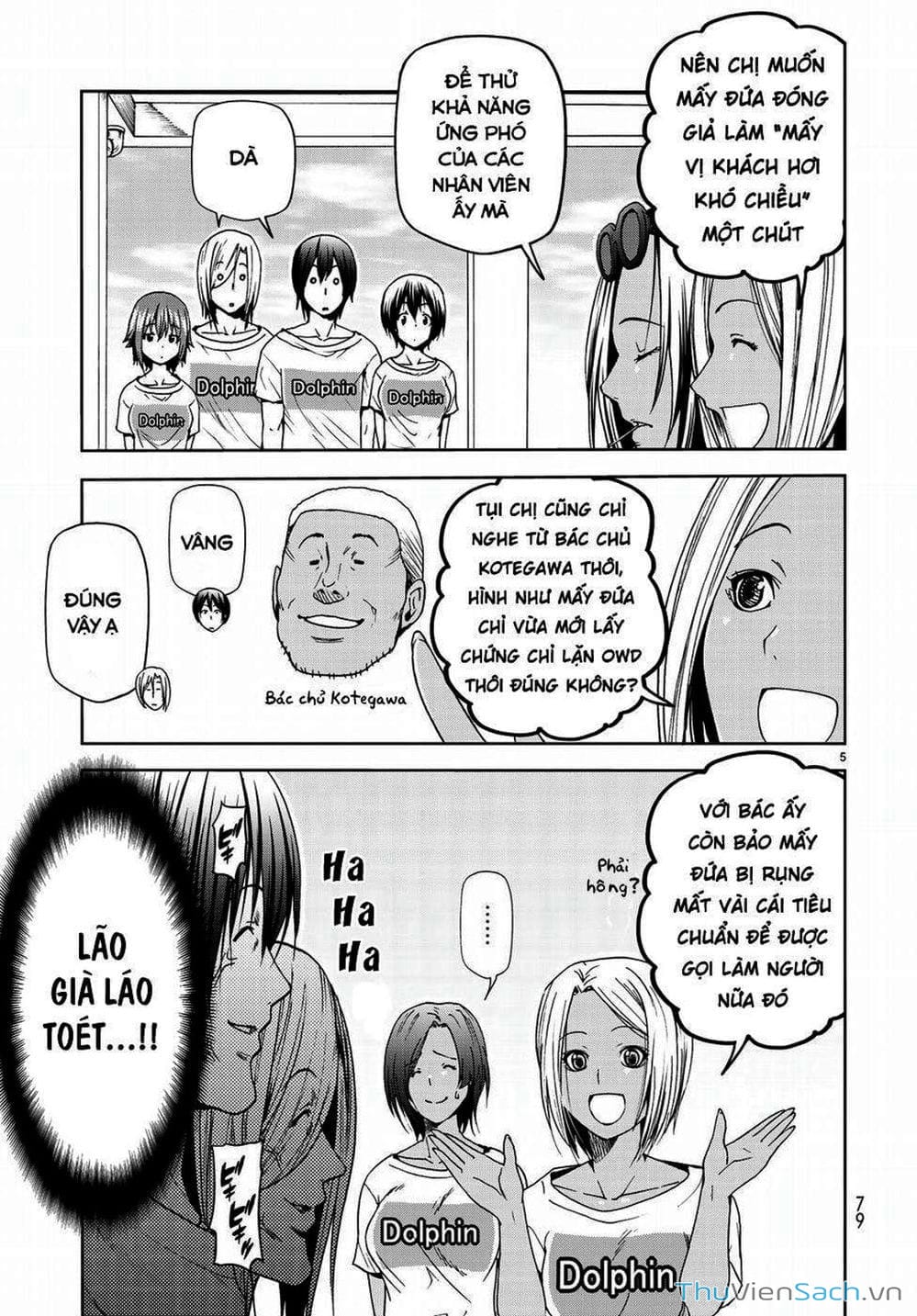 Truyện Tranh Cô Gái Thích Lặn - Grand Blue trang 3