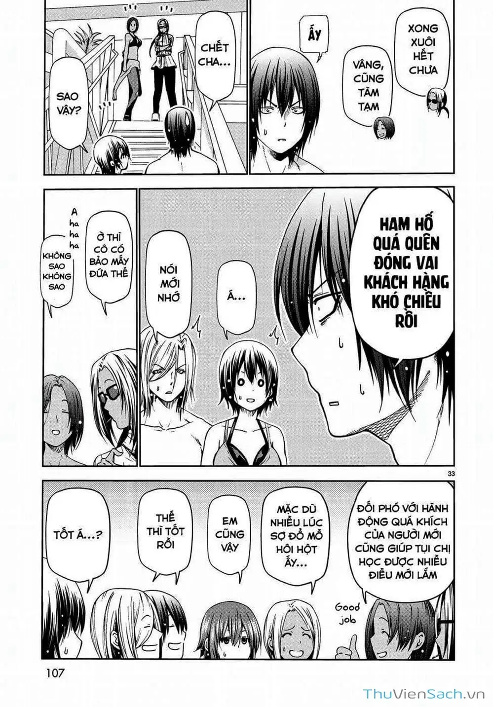 Truyện Tranh Cô Gái Thích Lặn - Grand Blue trang 3