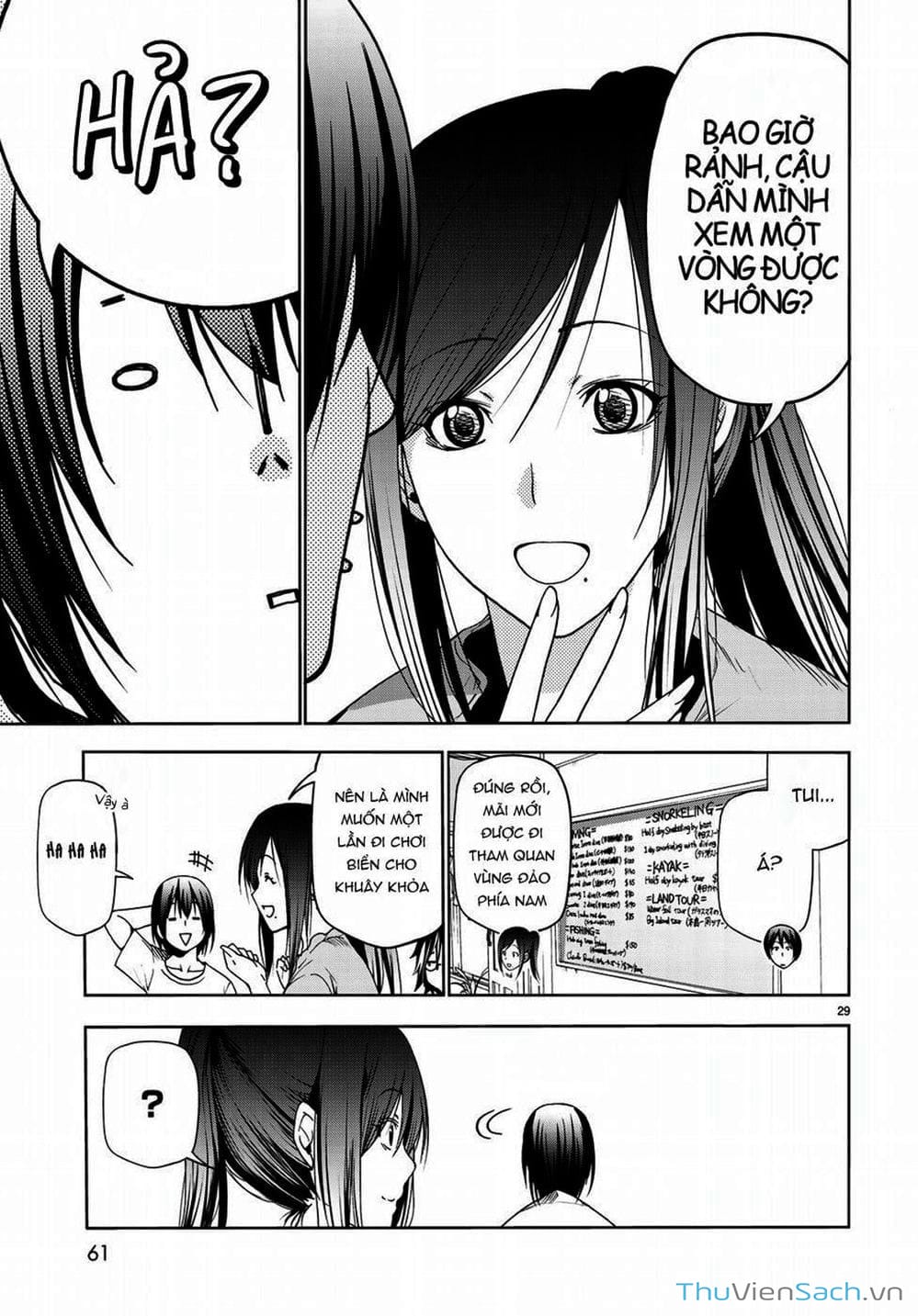 Truyện Tranh Cô Gái Thích Lặn - Grand Blue trang 3