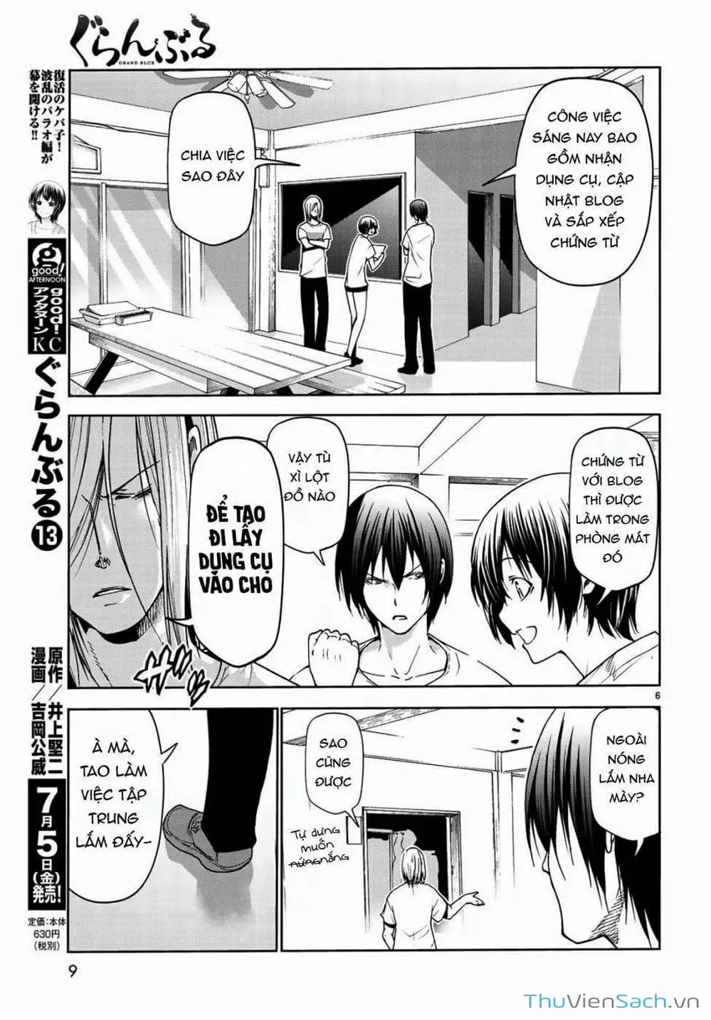 Truyện Tranh Cô Gái Thích Lặn - Grand Blue trang 3