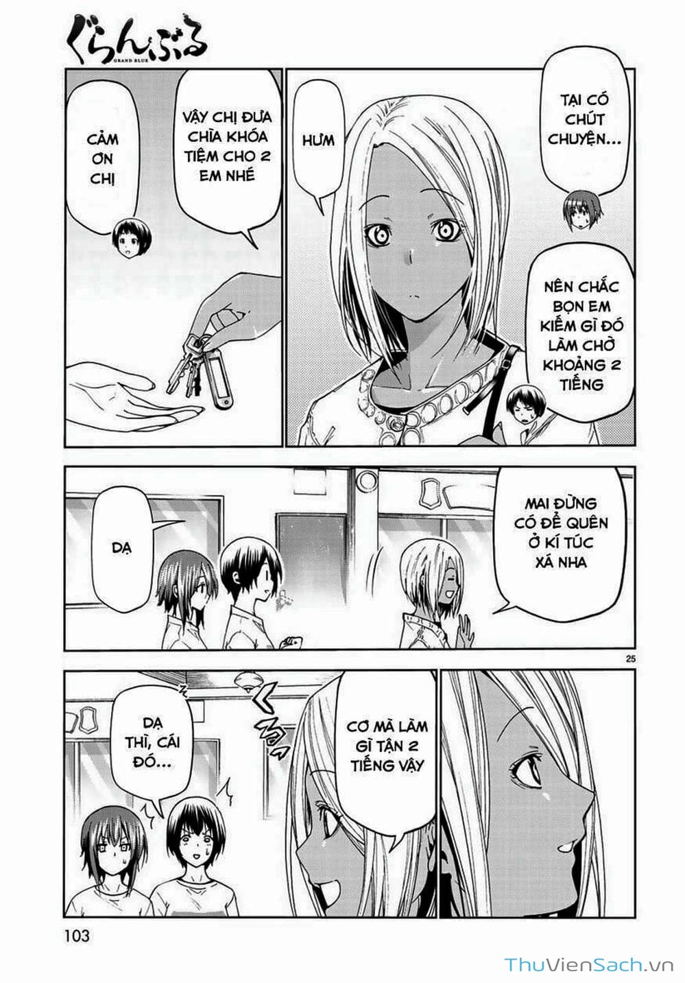 Truyện Tranh Cô Gái Thích Lặn - Grand Blue trang 3