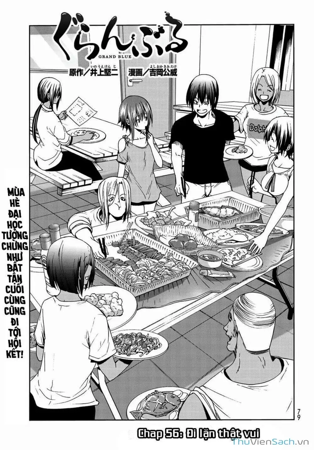 Truyện Tranh Cô Gái Thích Lặn - Grand Blue trang 3