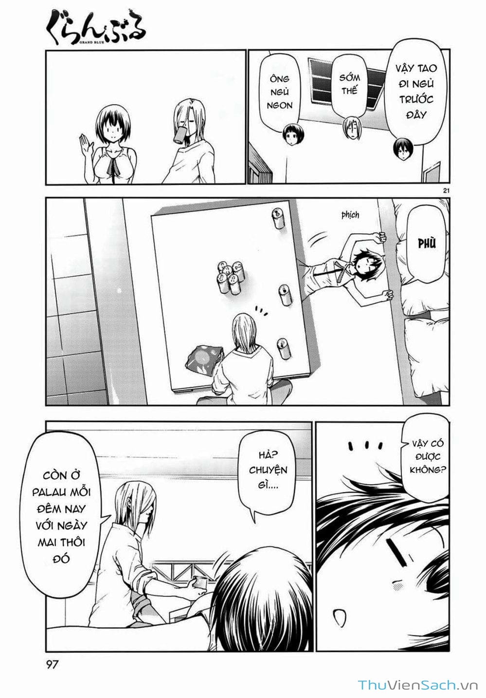 Truyện Tranh Cô Gái Thích Lặn - Grand Blue trang 3