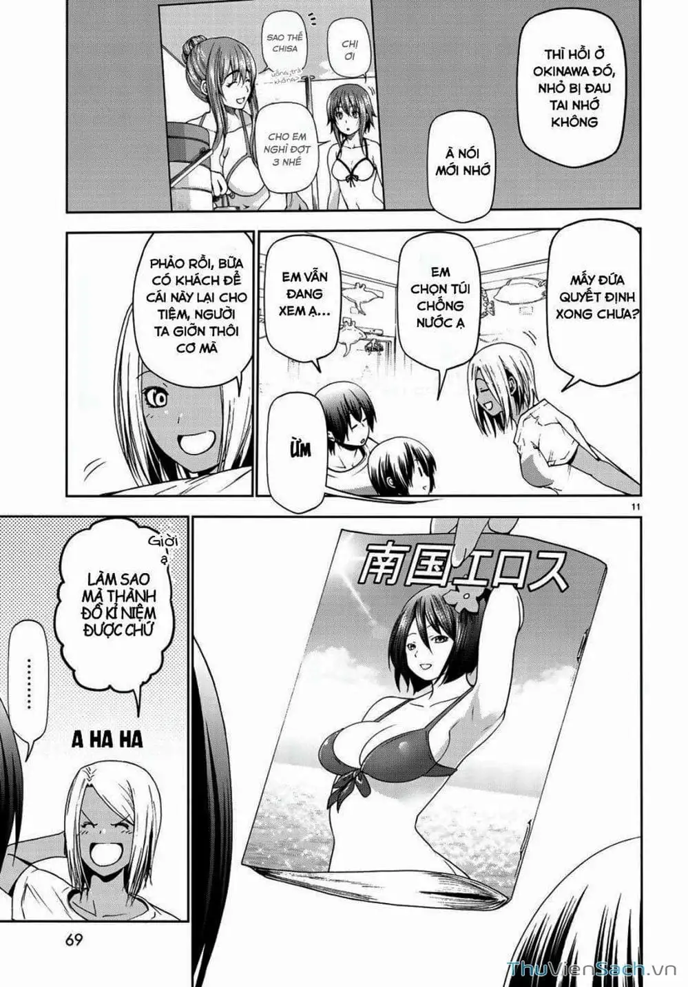 Truyện Tranh Cô Gái Thích Lặn - Grand Blue trang 3