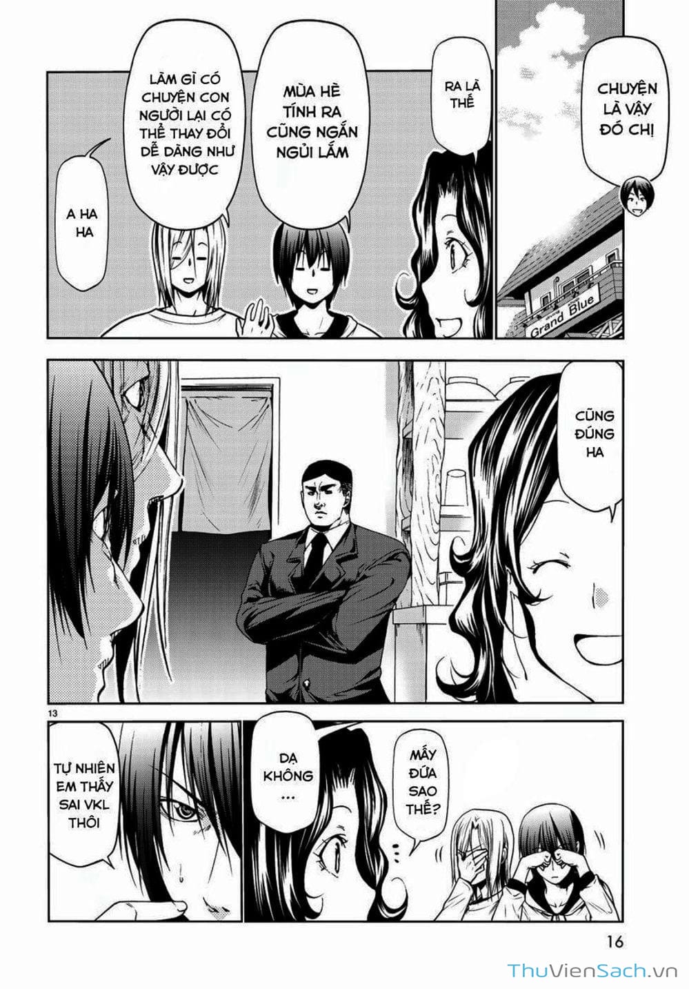 Truyện Tranh Cô Gái Thích Lặn - Grand Blue trang 3