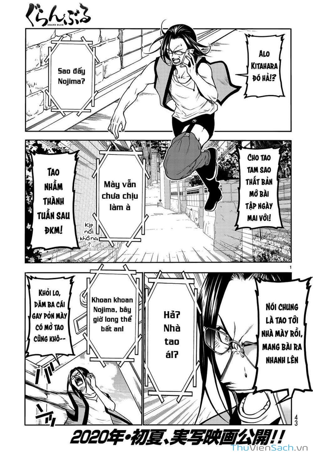 Truyện Tranh Cô Gái Thích Lặn - Grand Blue trang 3