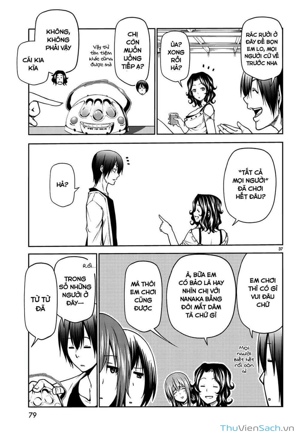 Truyện Tranh Cô Gái Thích Lặn - Grand Blue trang 3