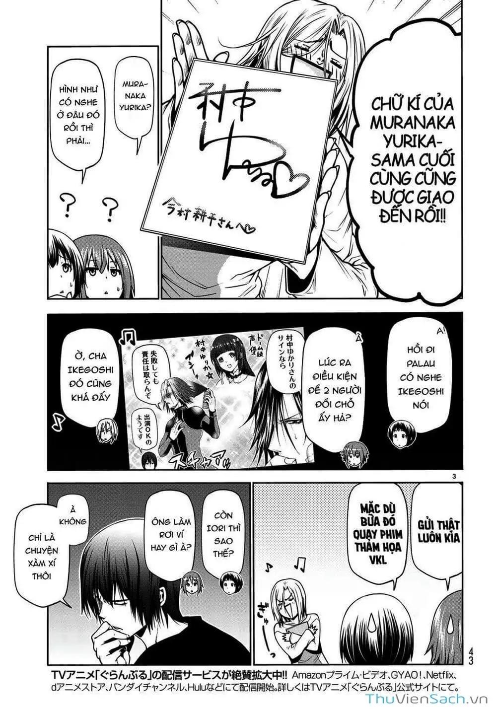 Truyện Tranh Cô Gái Thích Lặn - Grand Blue trang 3