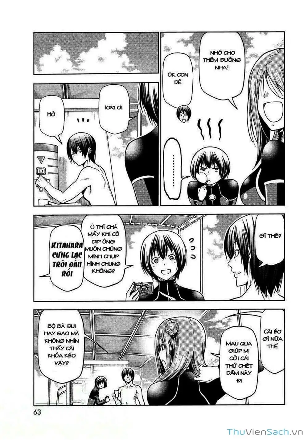 Truyện Tranh Cô Gái Thích Lặn - Grand Blue trang 3