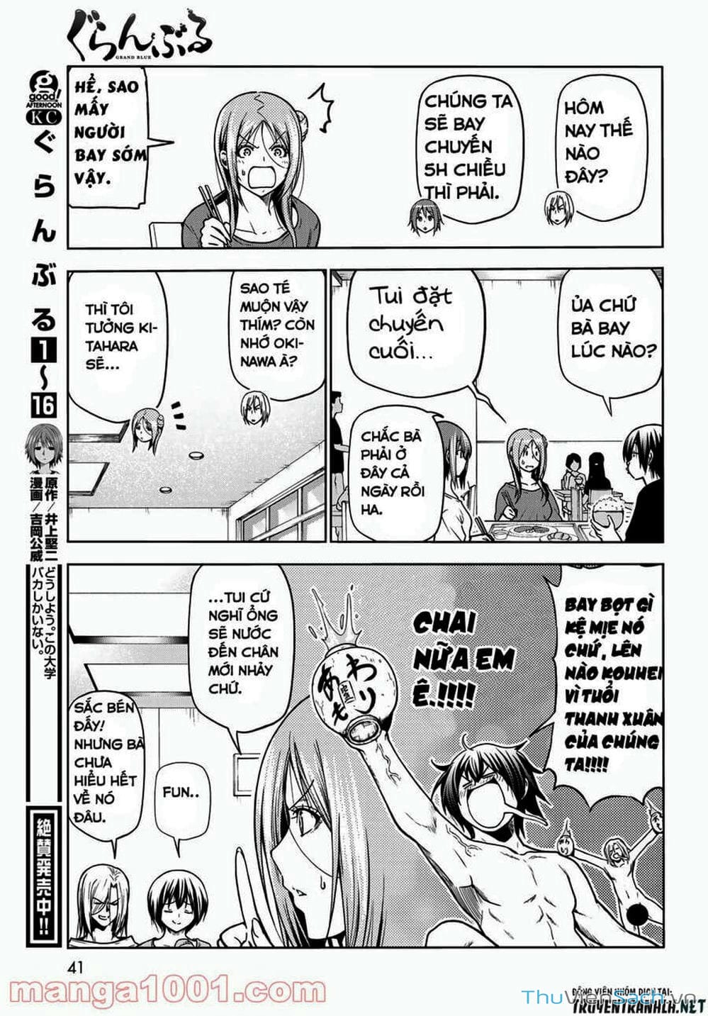 Truyện Tranh Cô Gái Thích Lặn - Grand Blue trang 3