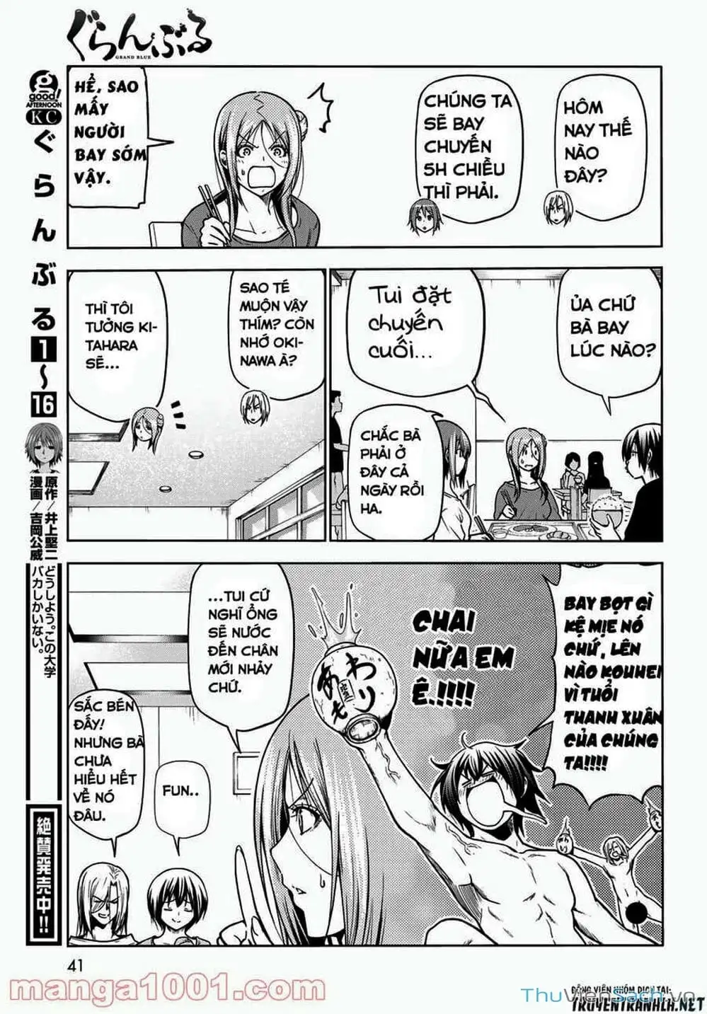 Truyện Tranh Cô Gái Thích Lặn - Grand Blue trang 3