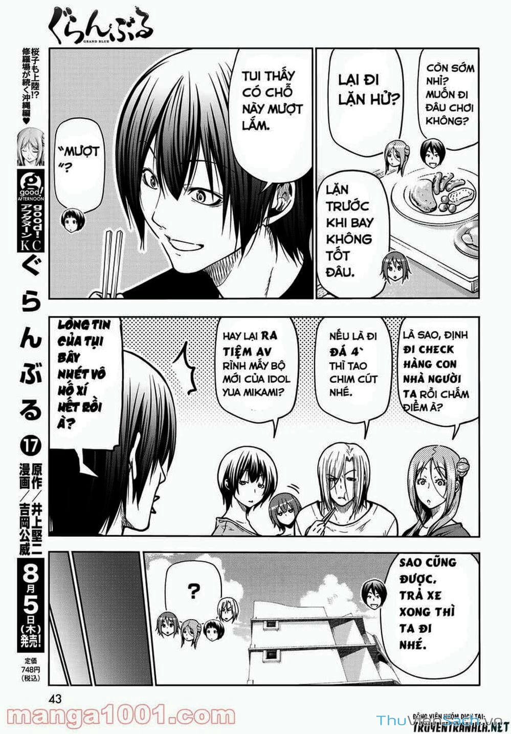 Truyện Tranh Cô Gái Thích Lặn - Grand Blue trang 3