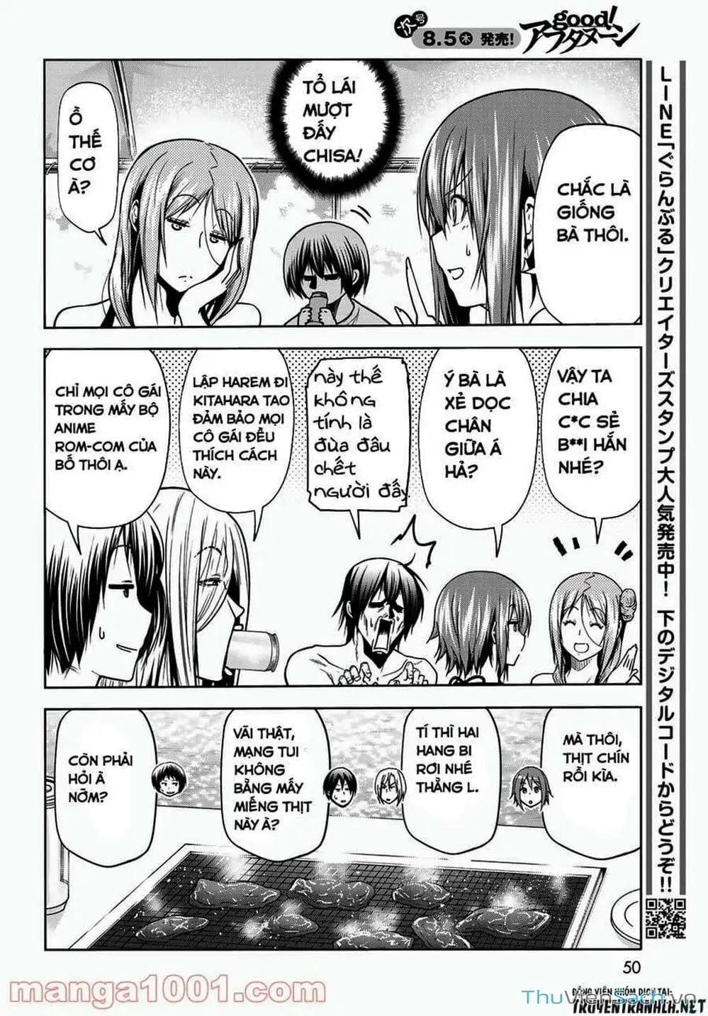 Truyện Tranh Cô Gái Thích Lặn - Grand Blue trang 3