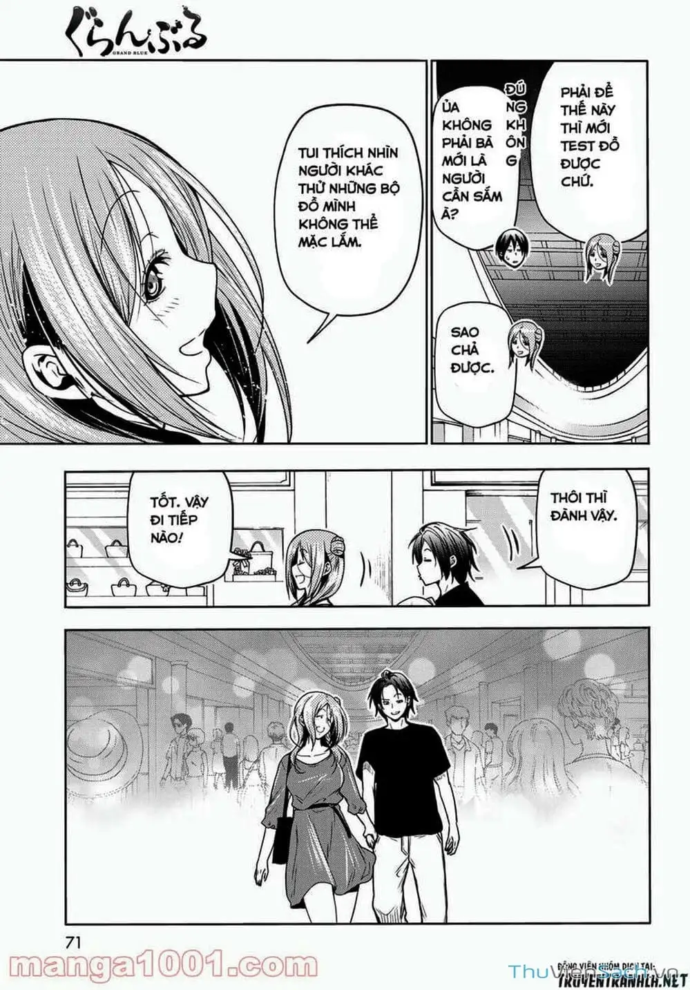 Truyện Tranh Cô Gái Thích Lặn - Grand Blue trang 3