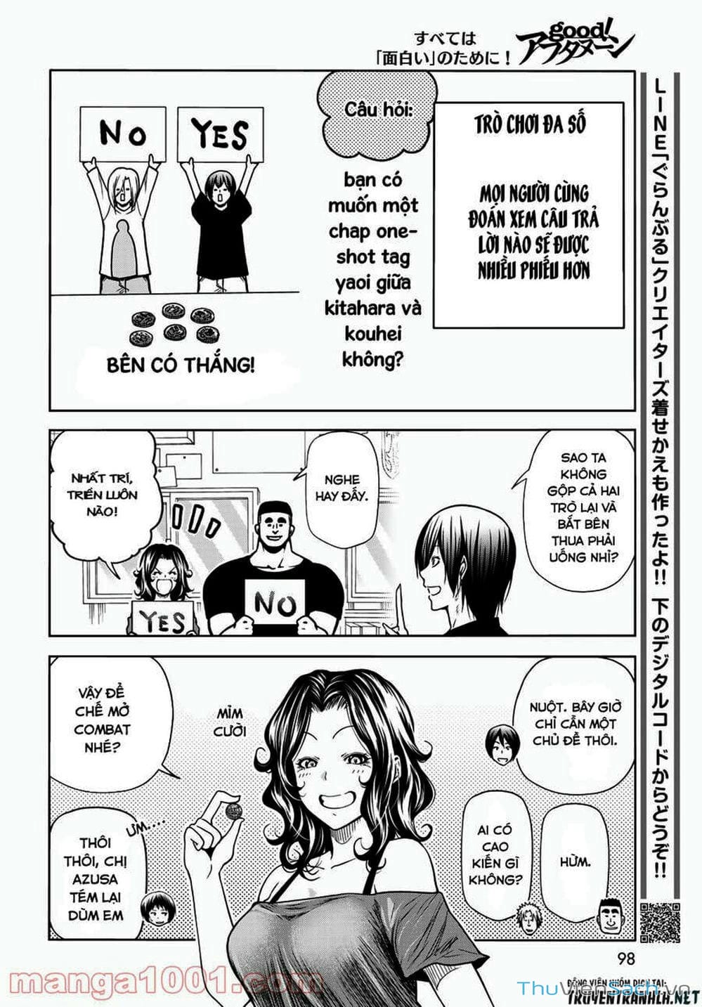 Truyện Tranh Cô Gái Thích Lặn - Grand Blue trang 3