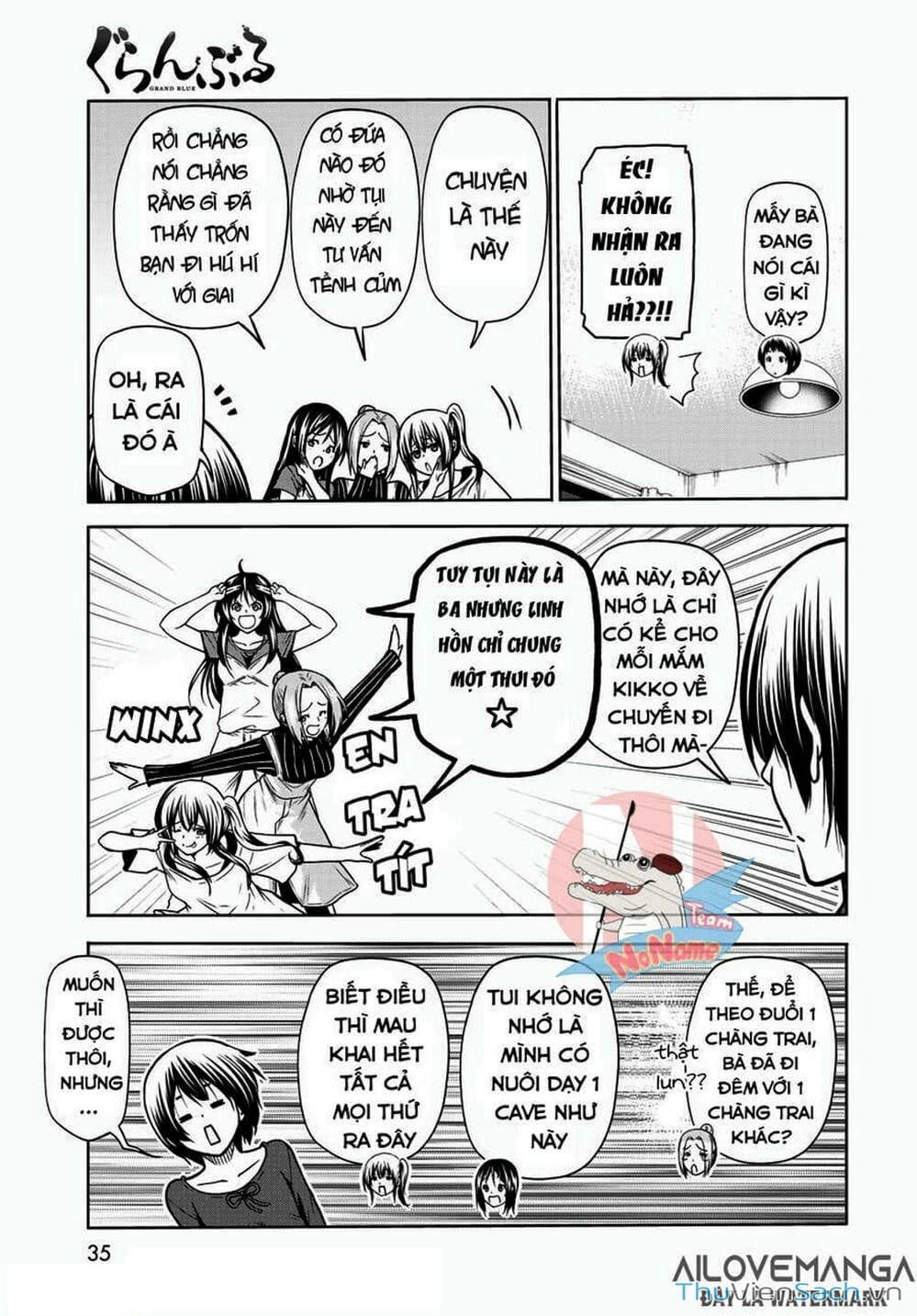 Truyện Tranh Cô Gái Thích Lặn - Grand Blue trang 3