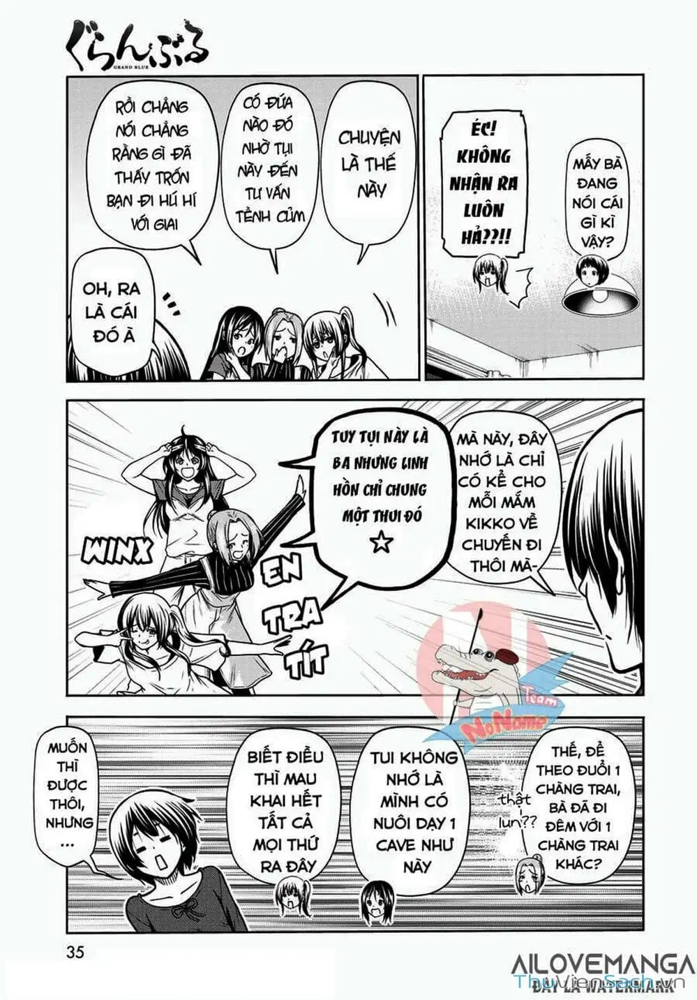 Truyện Tranh Cô Gái Thích Lặn - Grand Blue trang 3