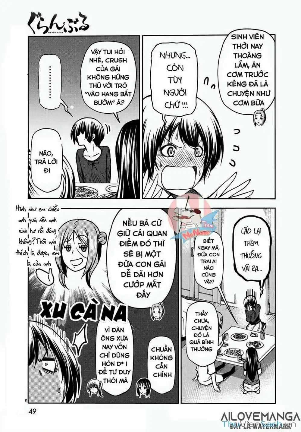 Truyện Tranh Cô Gái Thích Lặn - Grand Blue trang 3