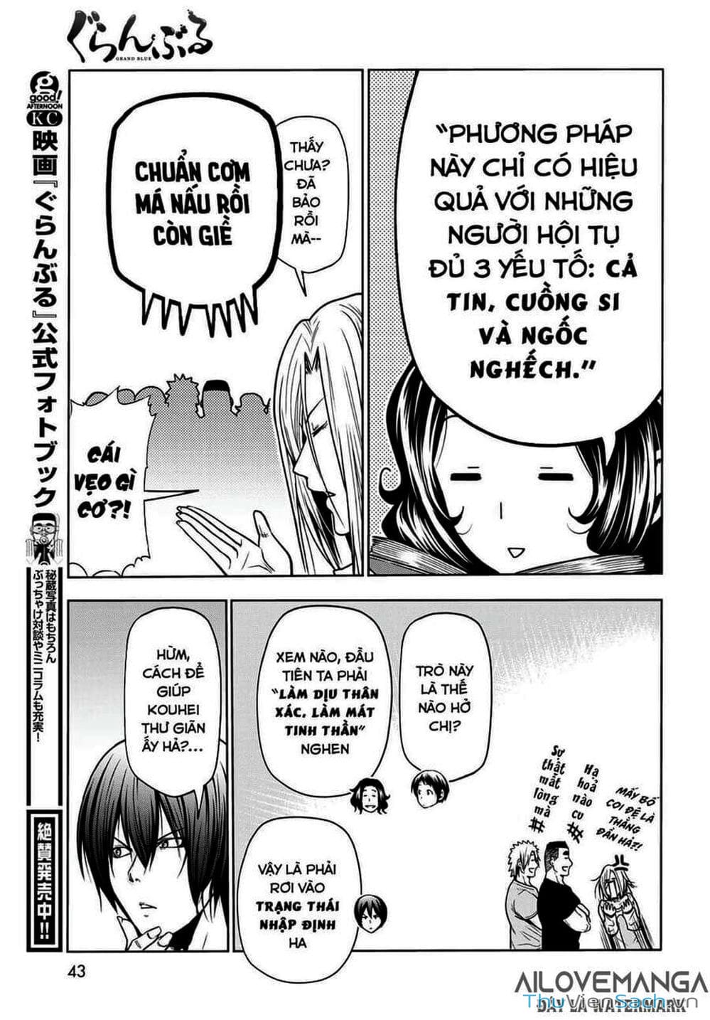 Truyện Tranh Cô Gái Thích Lặn - Grand Blue trang 3