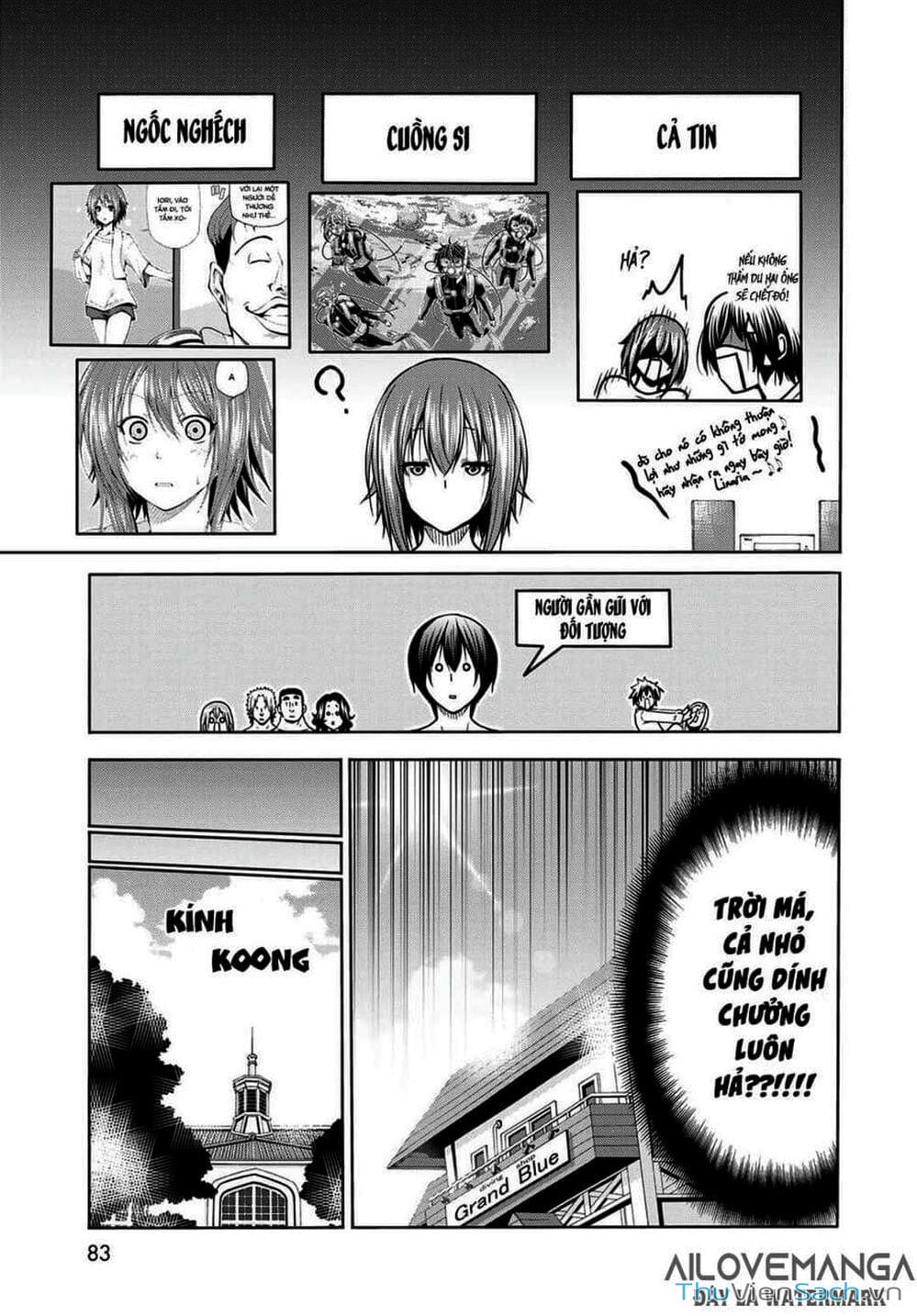 Truyện Tranh Cô Gái Thích Lặn - Grand Blue trang 3