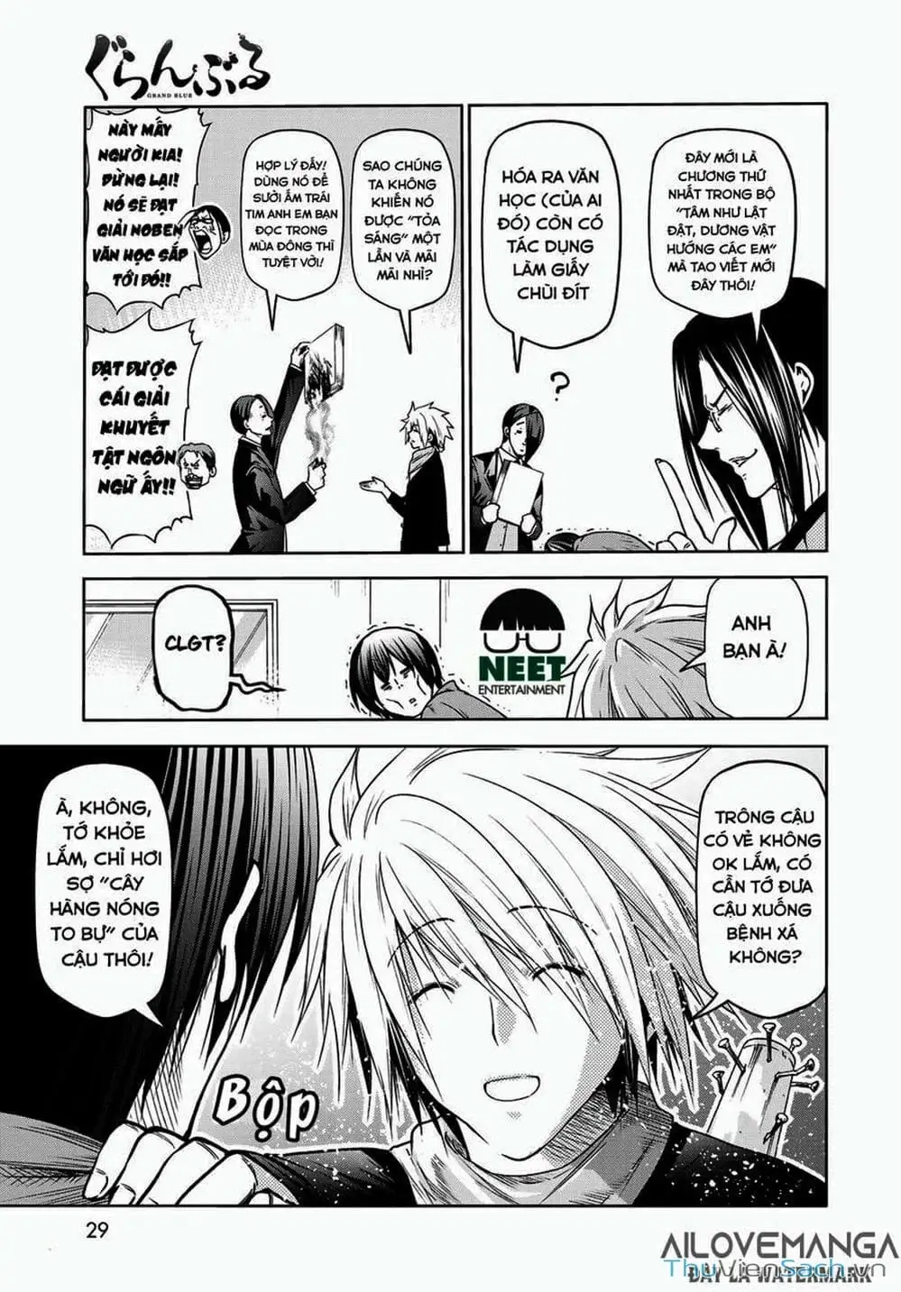 Truyện Tranh Cô Gái Thích Lặn - Grand Blue trang 3