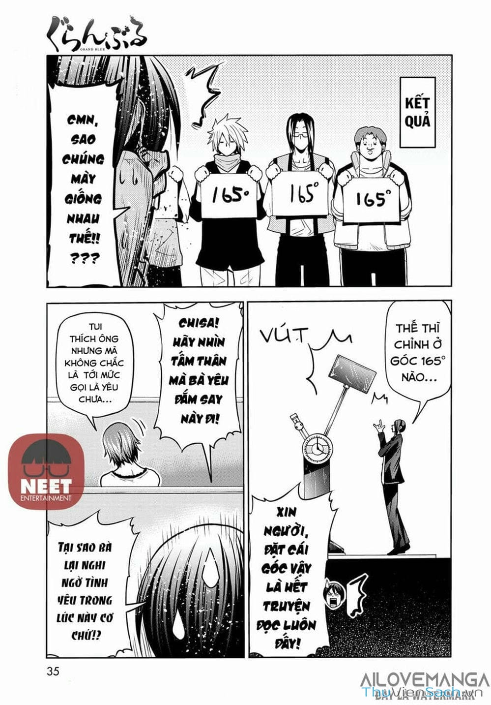 Truyện Tranh Cô Gái Thích Lặn - Grand Blue trang 3