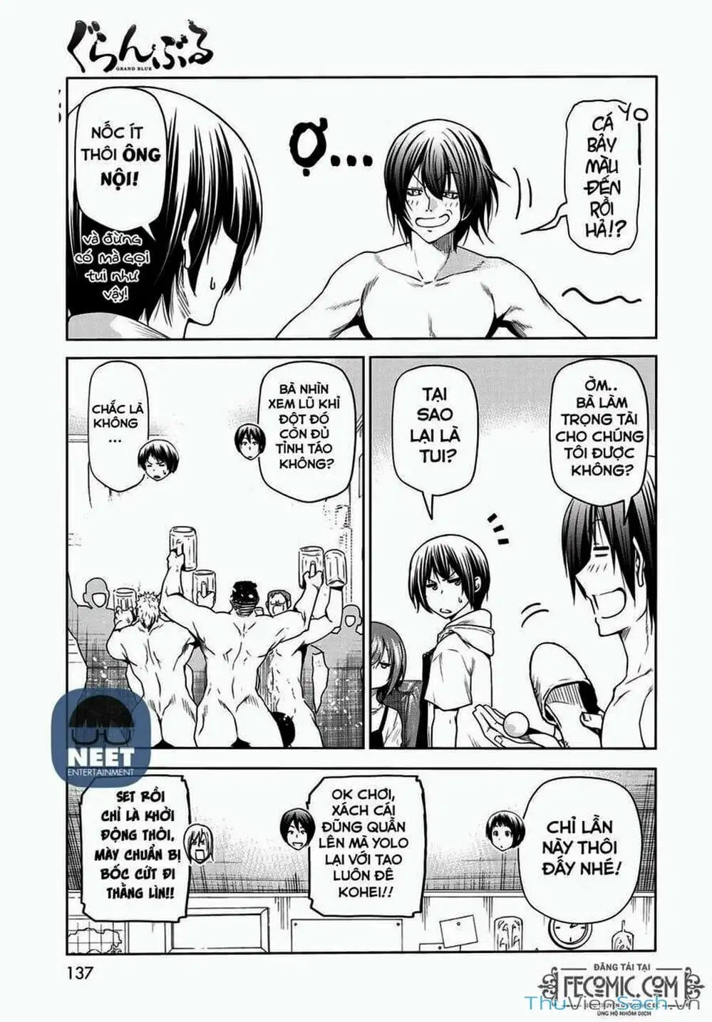 Truyện Tranh Cô Gái Thích Lặn - Grand Blue trang 3