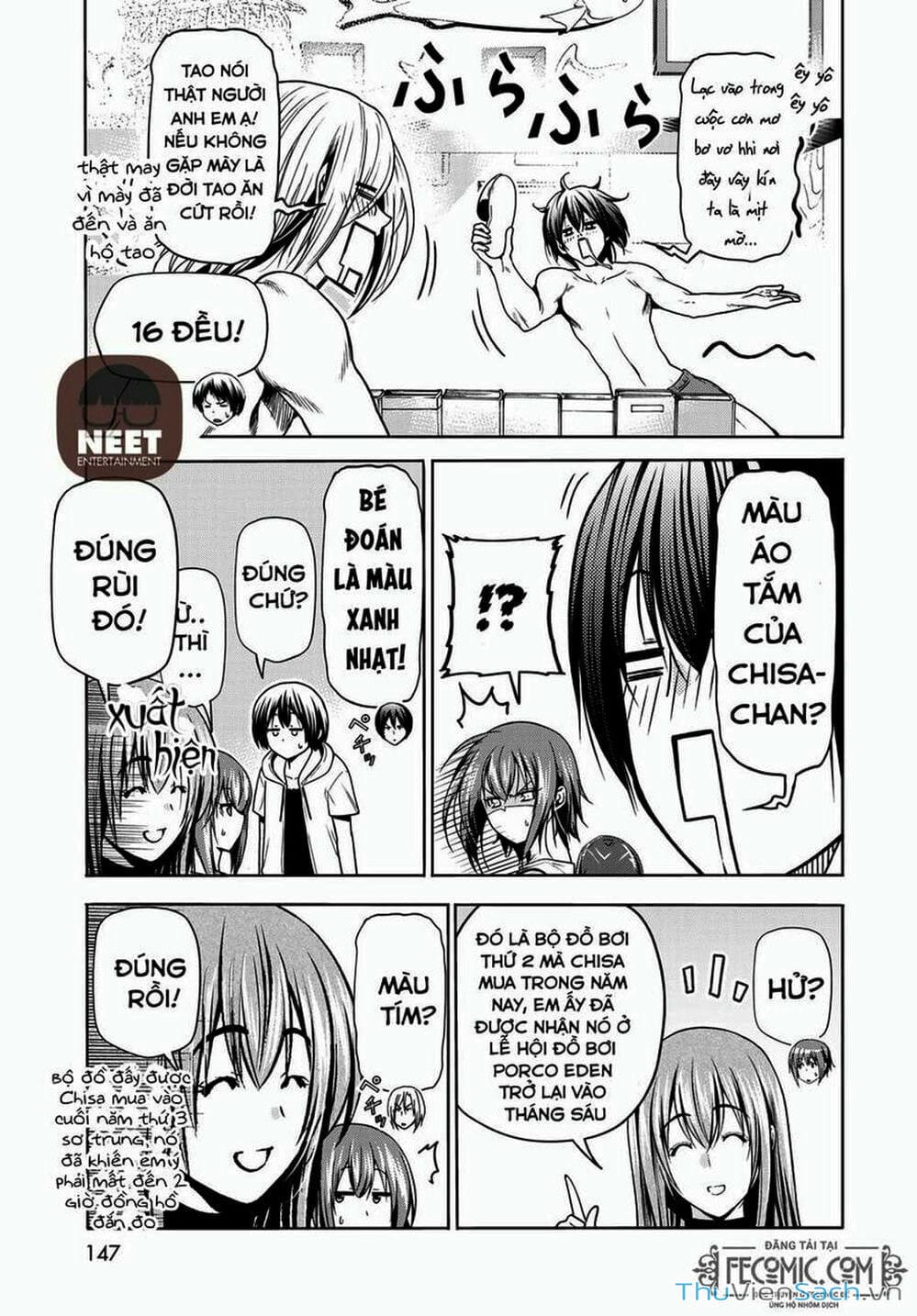 Truyện Tranh Cô Gái Thích Lặn - Grand Blue trang 3