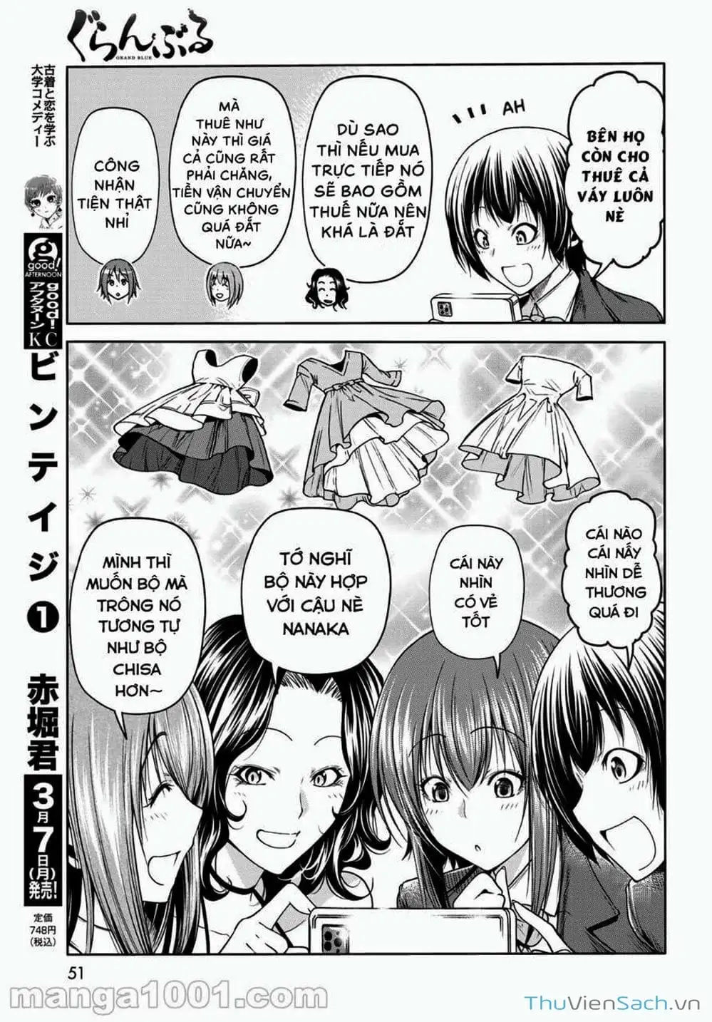 Truyện Tranh Cô Gái Thích Lặn - Grand Blue trang 3