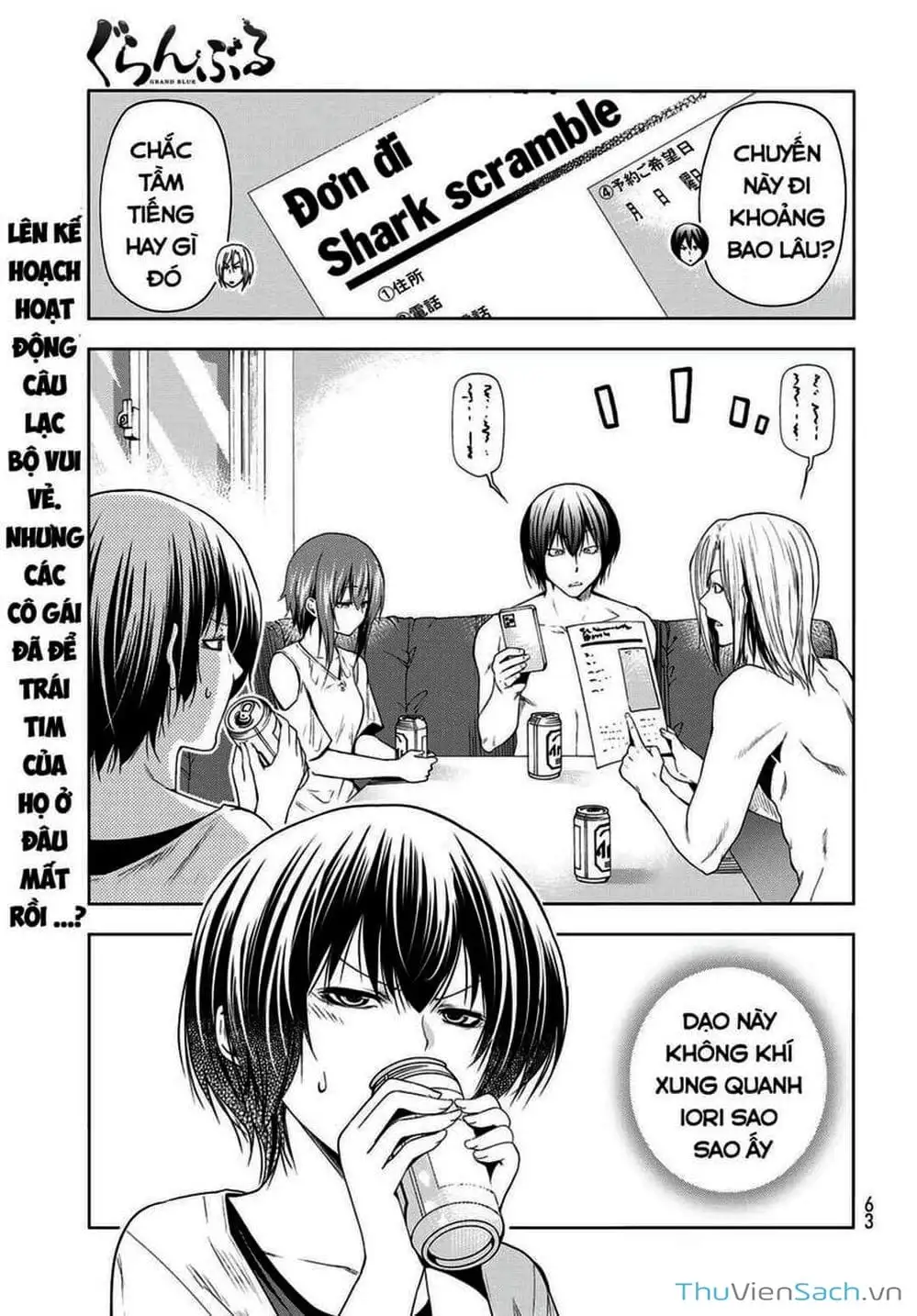 Truyện Tranh Cô Gái Thích Lặn - Grand Blue trang 3