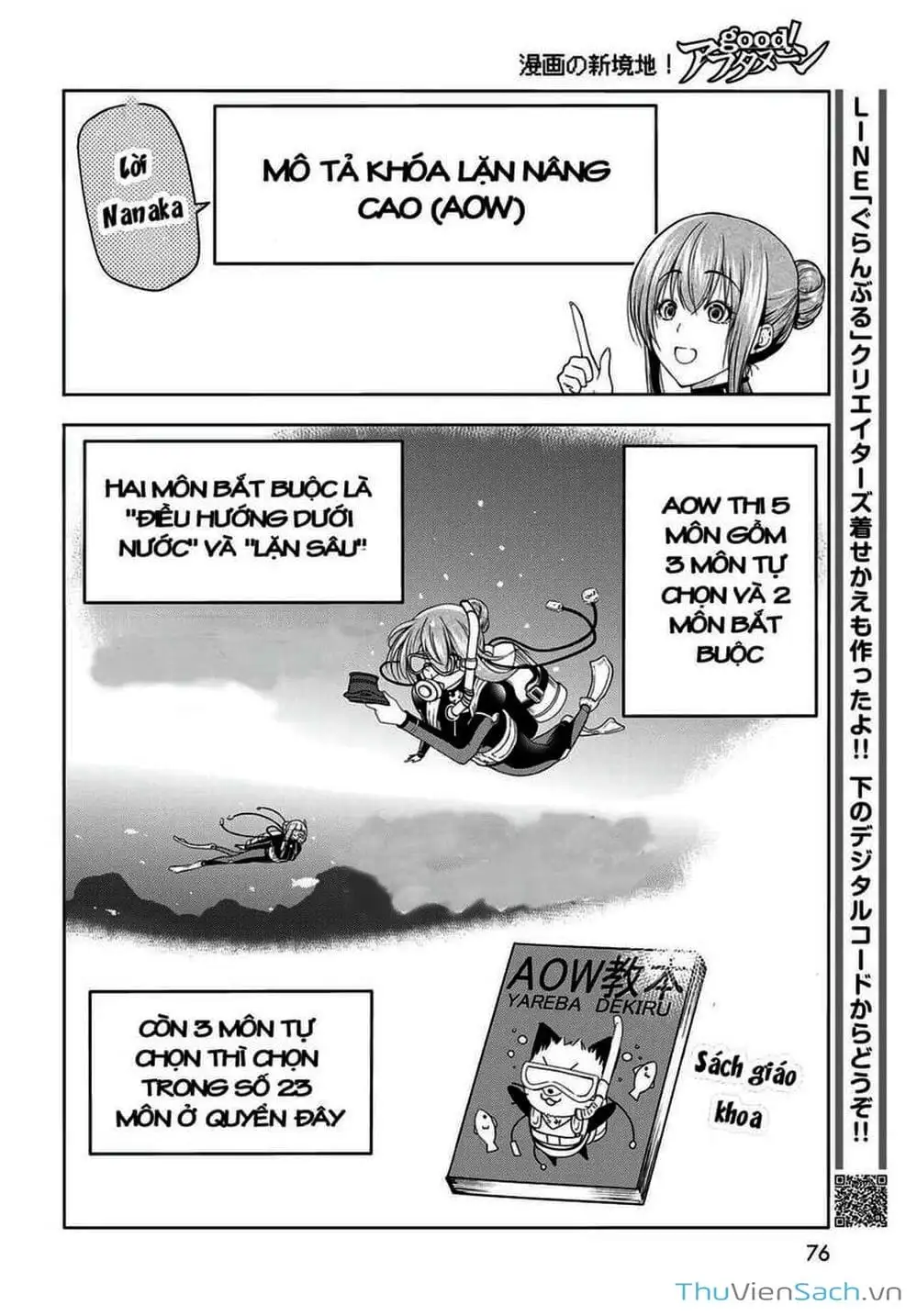 Truyện Tranh Cô Gái Thích Lặn - Grand Blue trang 3