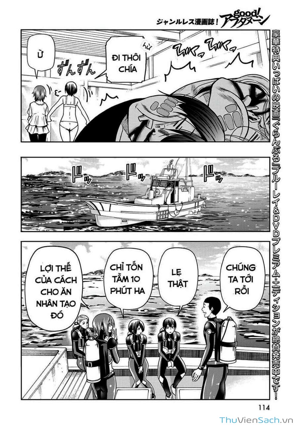 Truyện Tranh Cô Gái Thích Lặn - Grand Blue trang 3