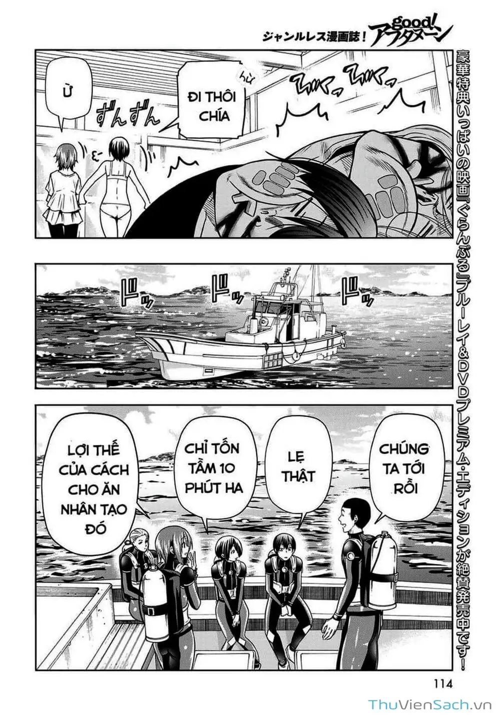 Truyện Tranh Cô Gái Thích Lặn - Grand Blue trang 3