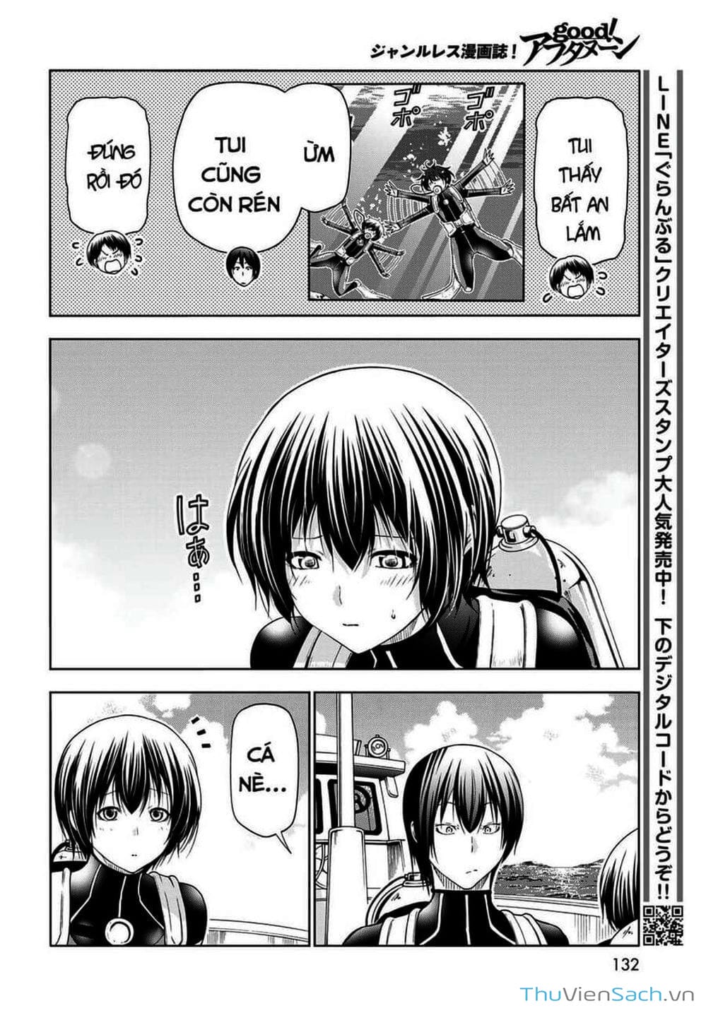 Truyện Tranh Cô Gái Thích Lặn - Grand Blue trang 3