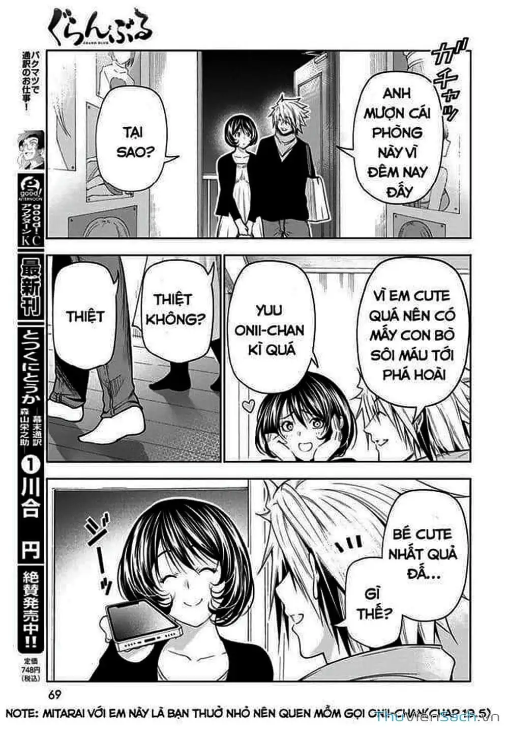 Truyện Tranh Cô Gái Thích Lặn - Grand Blue trang 3