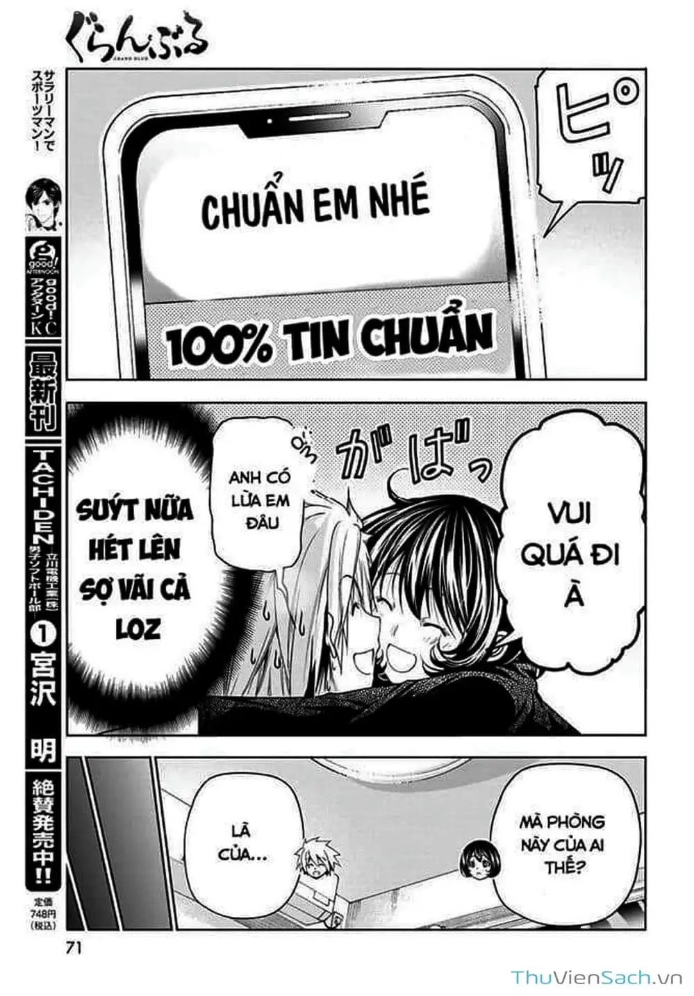Truyện Tranh Cô Gái Thích Lặn - Grand Blue trang 3