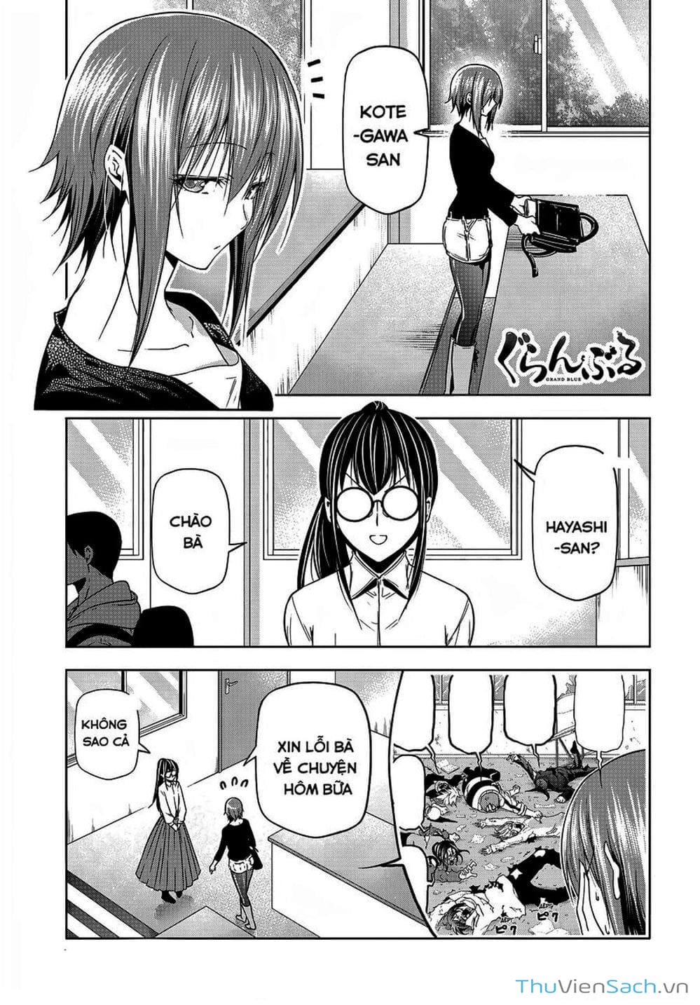 Truyện Tranh Cô Gái Thích Lặn - Grand Blue trang 3